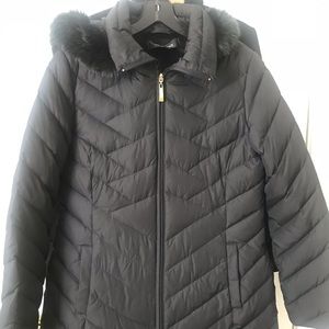 Ellen Tracy Black Down Coat